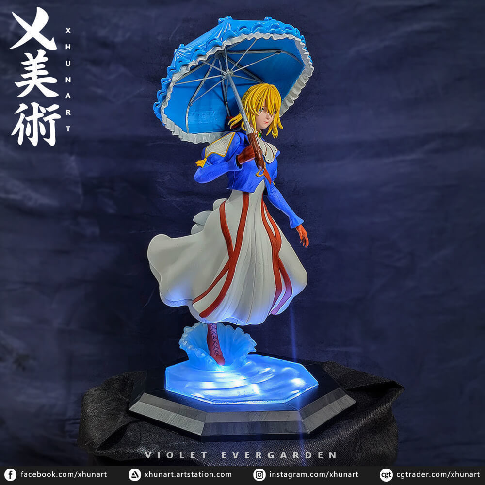 Violet Evergarden STL 3D print model_3