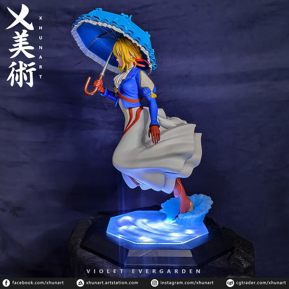 Violet Evergarden STL 3D print model_4