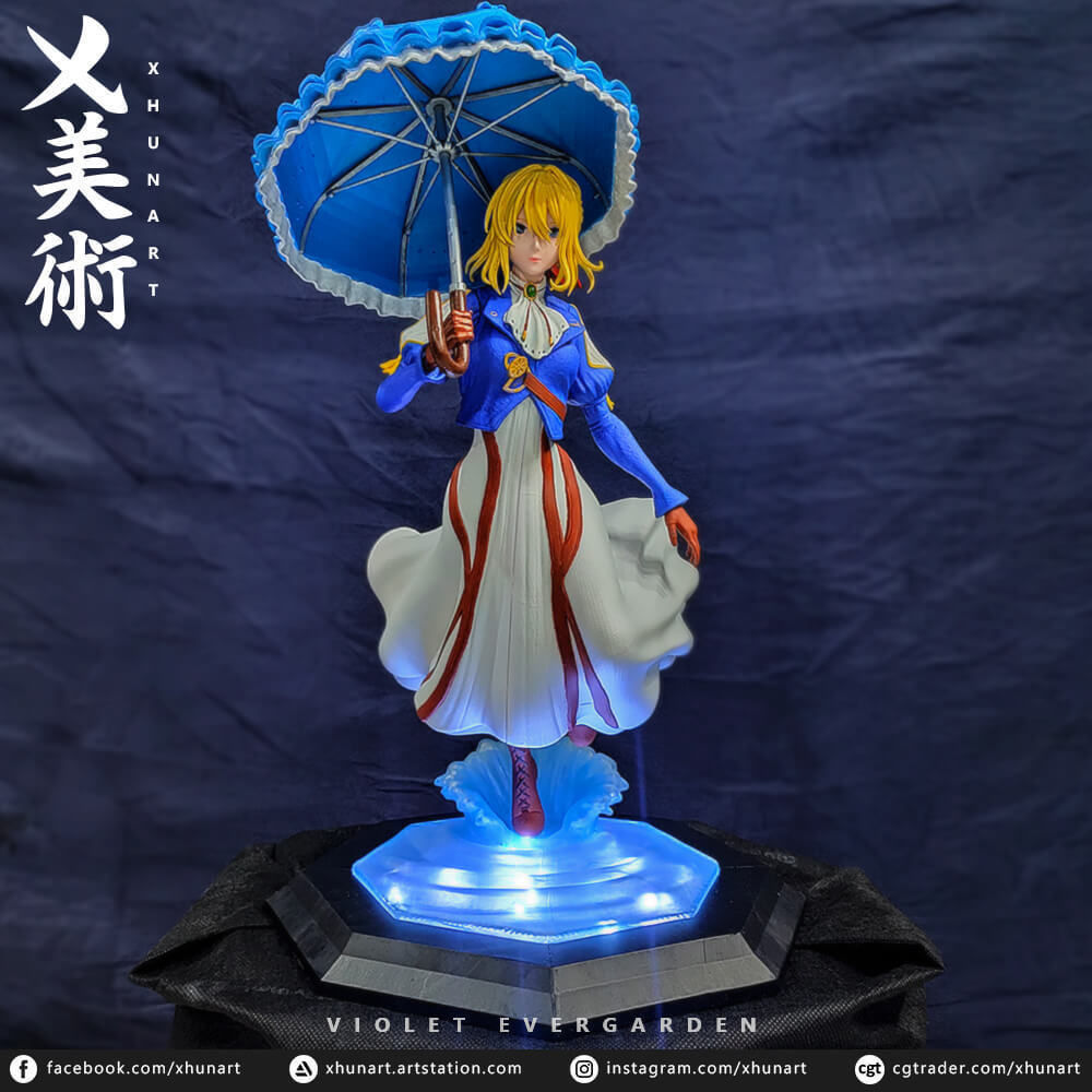 Violet Evergarden STL 3D print model_2