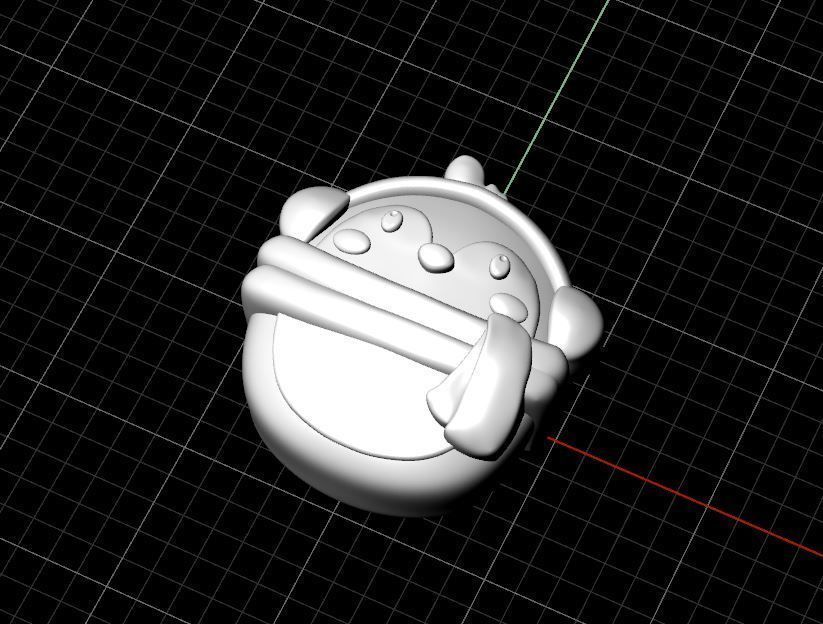 Penguin Earrings 3D print model_4