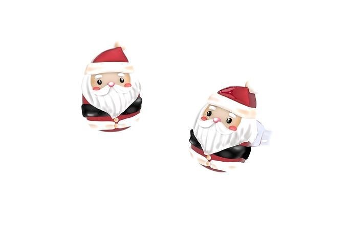 Santa Earrings 3D print model