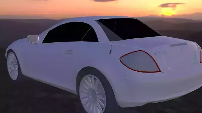 MERCEDES - 3DS - FBX - OBJ - iProp - ICLONE 7 3D model 3D model