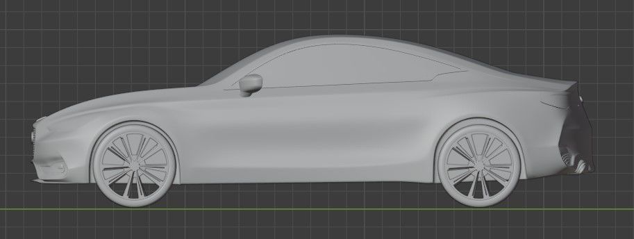 3D printable solid car 3D print model_5