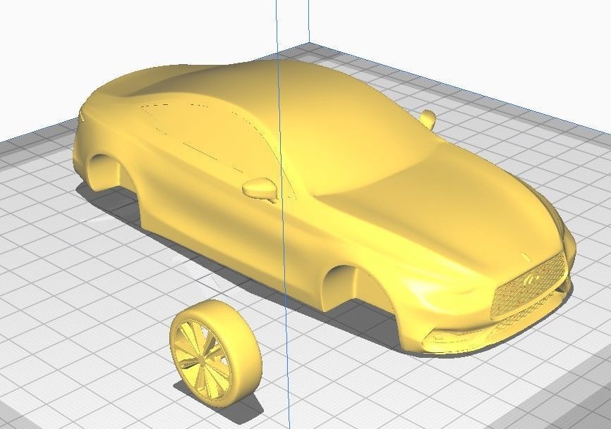 3D printable solid car 3D print model_3