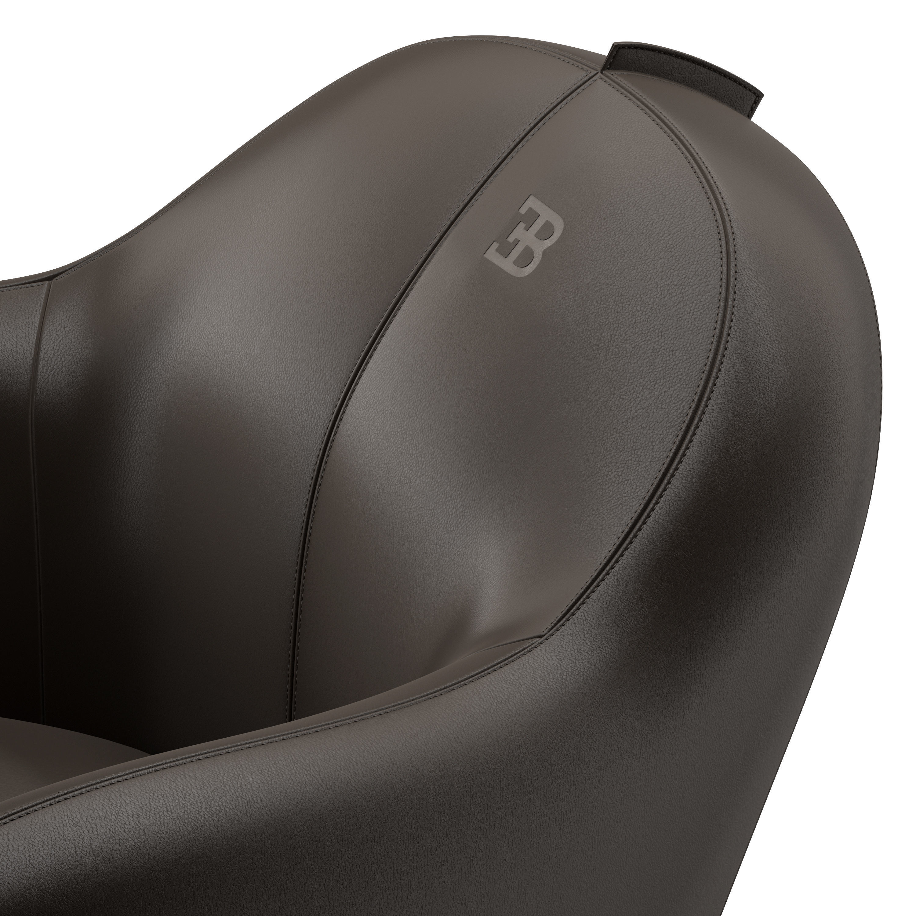 Armchair Noire By Bugatti Home 3D model_2