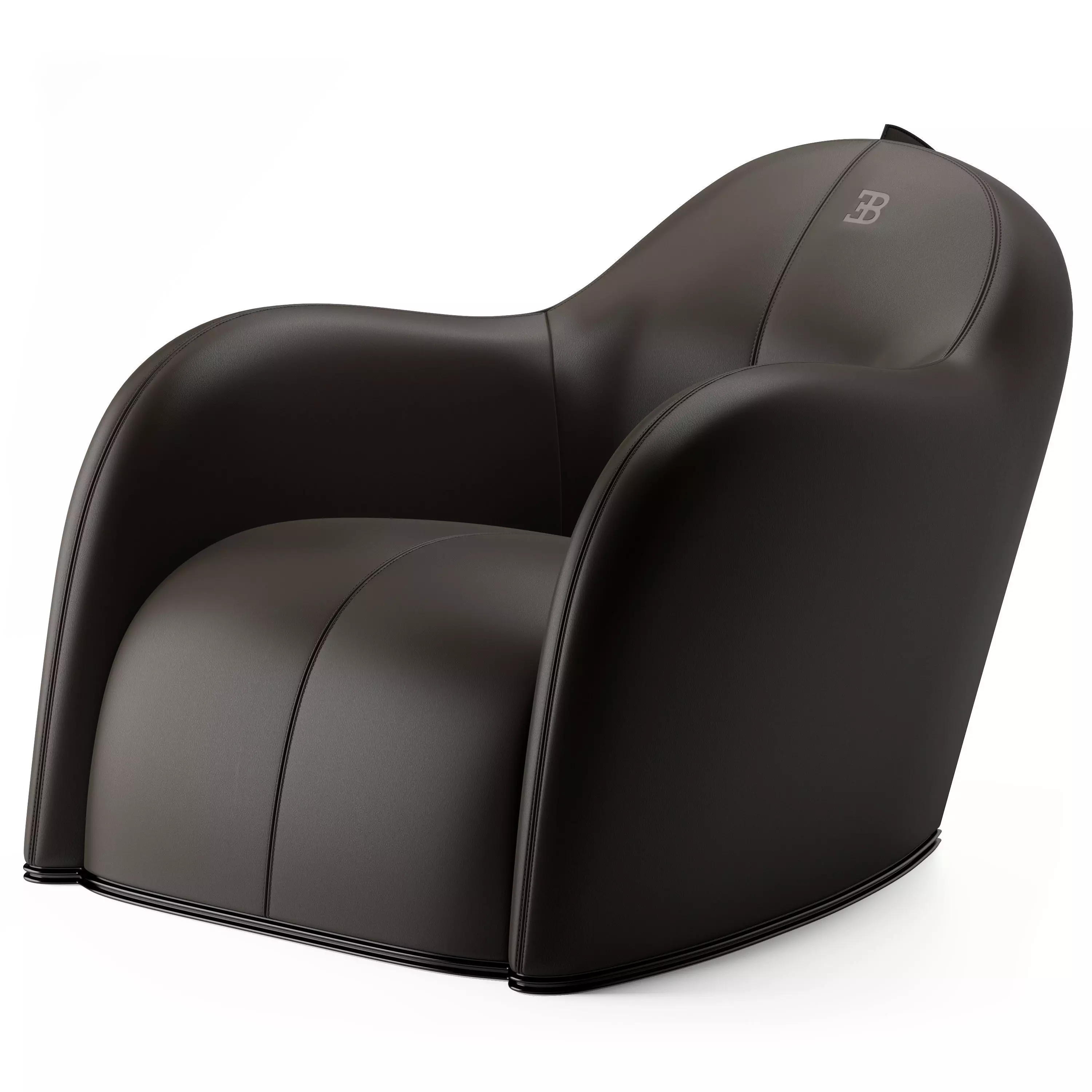 Armchair Noire By Bugatti Home 3D model_0