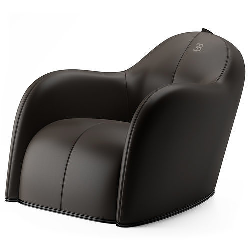 Armchair Noire By Bugatti Home 3D model