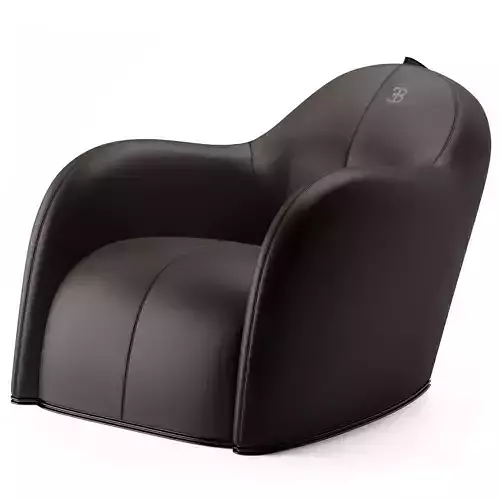 Armchair Noire By Bugatti Home 3D model