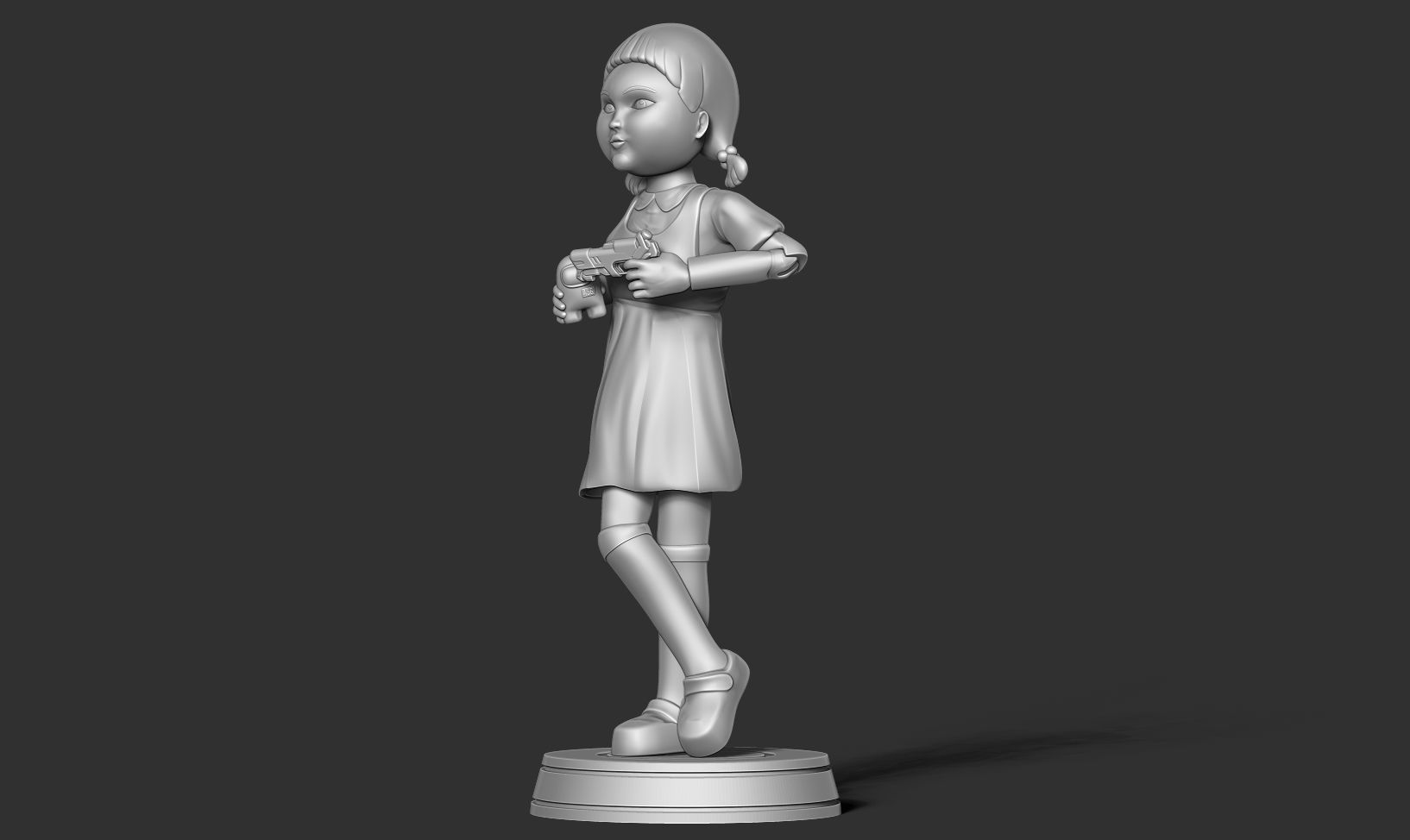 Squid Game doll Free 3D print model_10