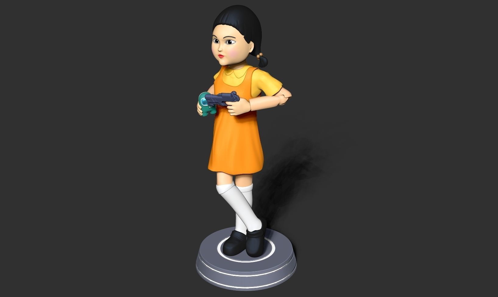 Squid Game doll Free 3D print model_15