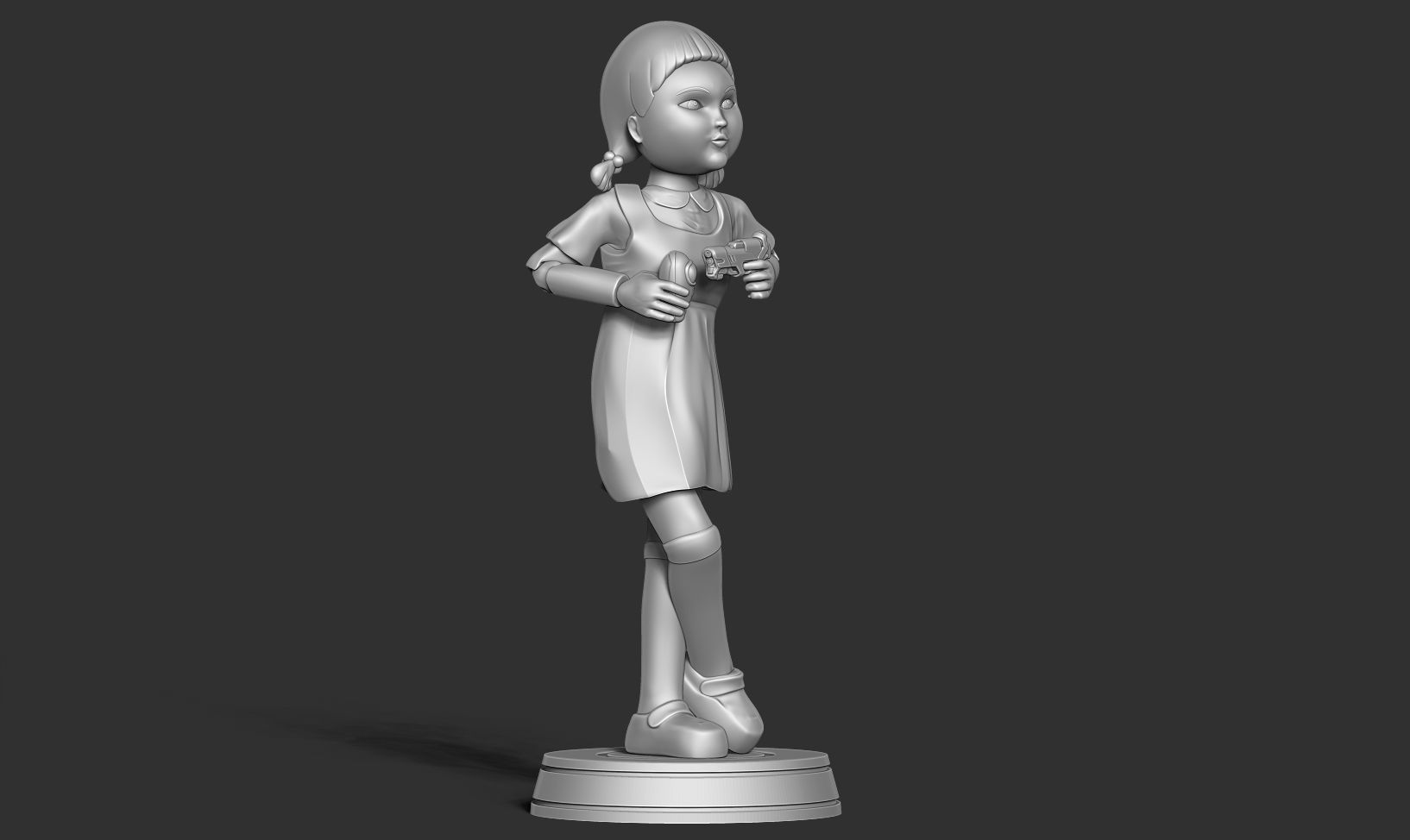 Squid Game doll Free 3D print model_12