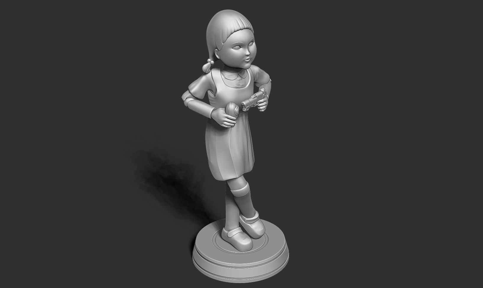 Squid Game doll Free 3D print model_14