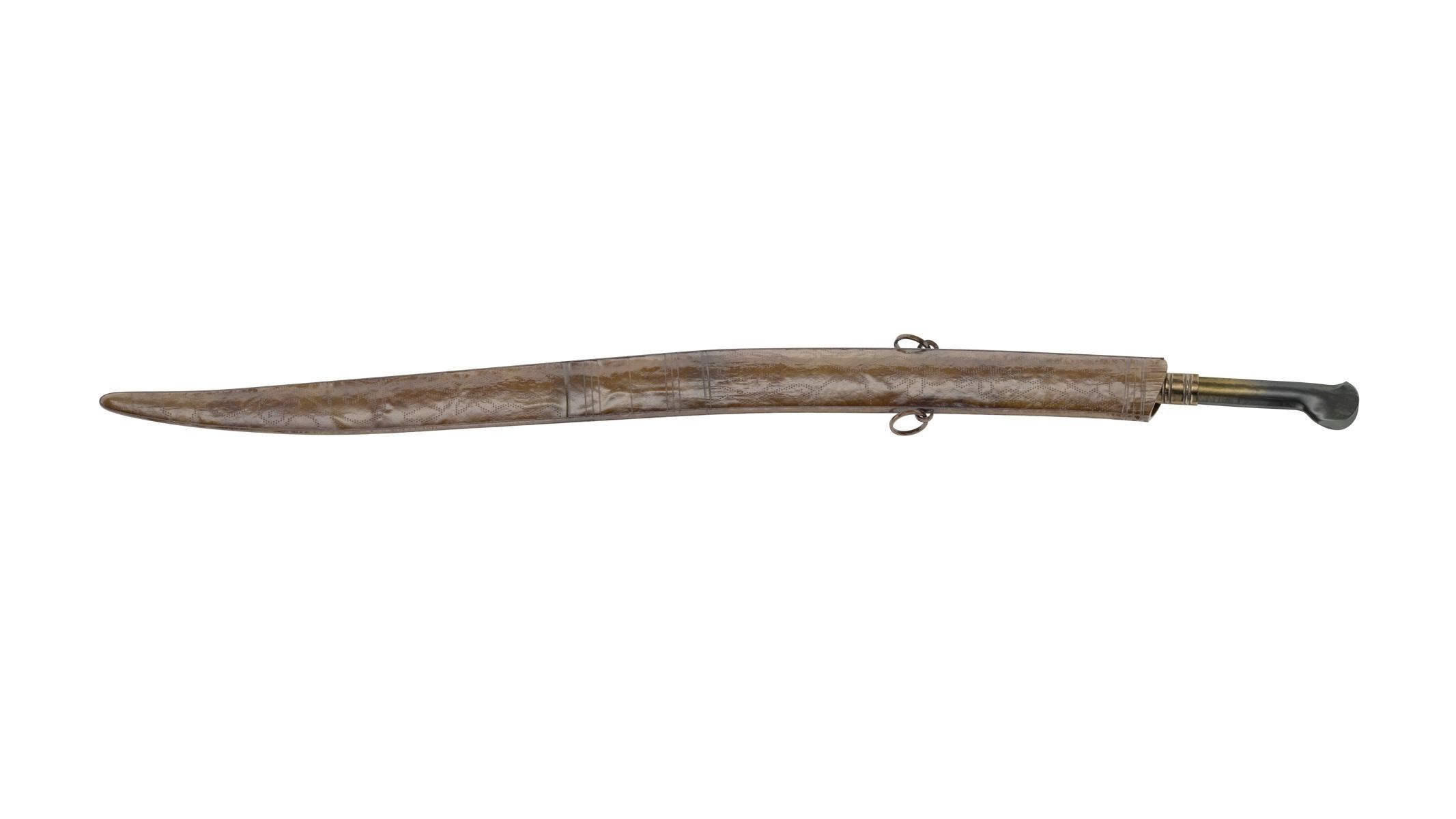 Yatagan Sword Low-poly 3D model_3