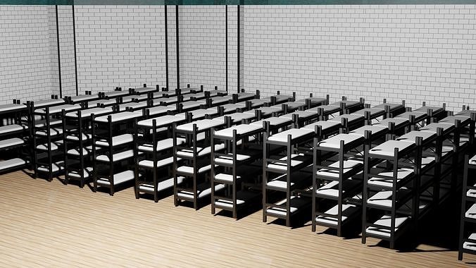squid game  bed room  3D model
