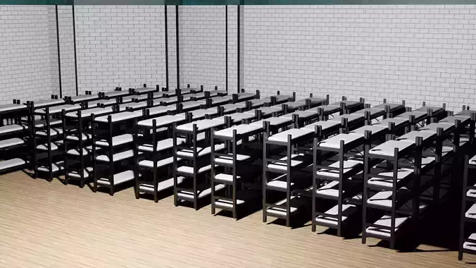squid game  bed room  3D model