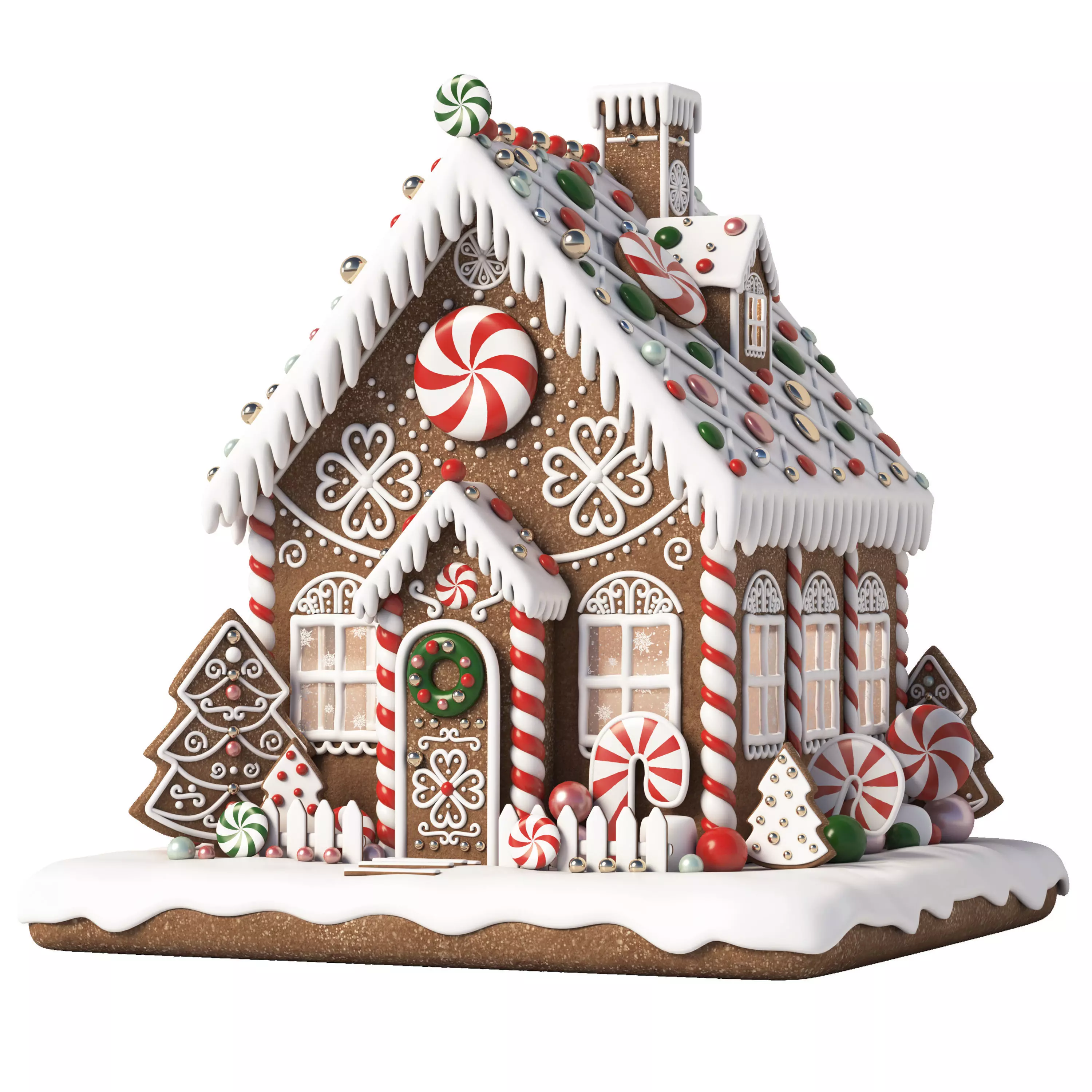 Gingerbread House 3D model