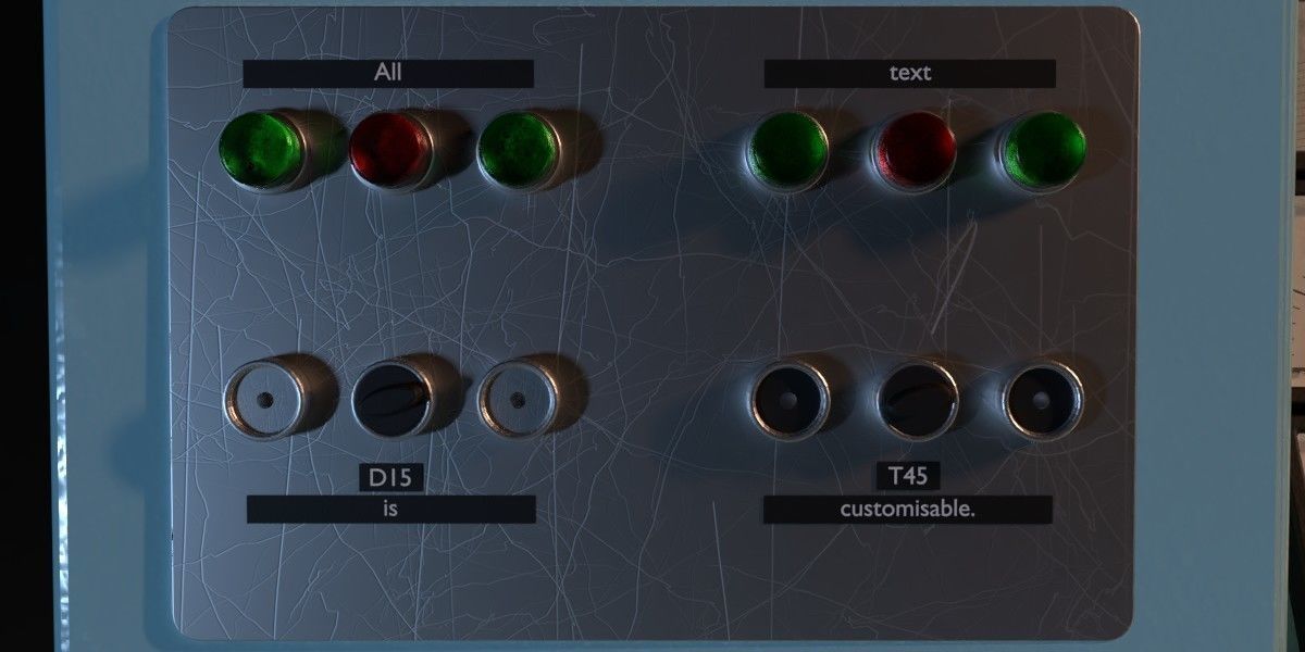 Old Industrial Control Panel 3D model_5