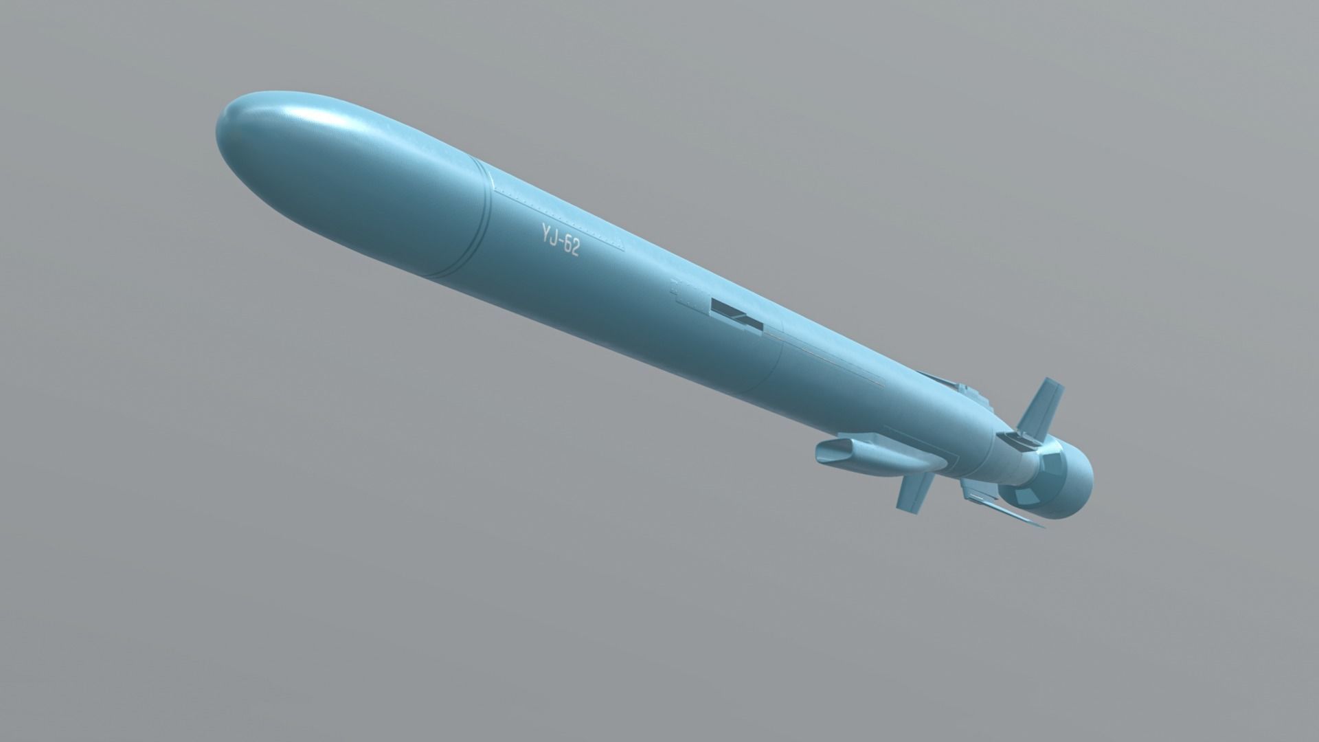 YJ-62 Chinese Anti-Ship Cruise Missile 3D model_2