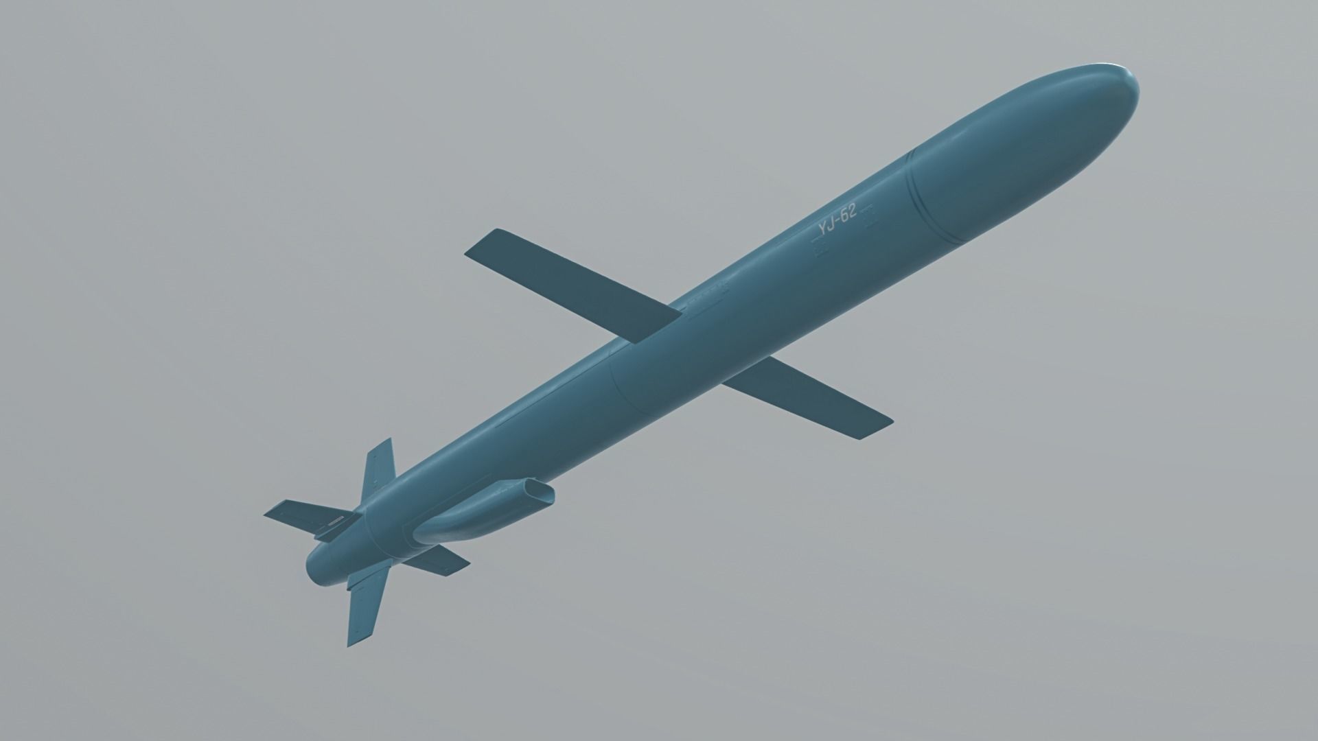 YJ-62 Chinese Anti-Ship Cruise Missile 3D model_9