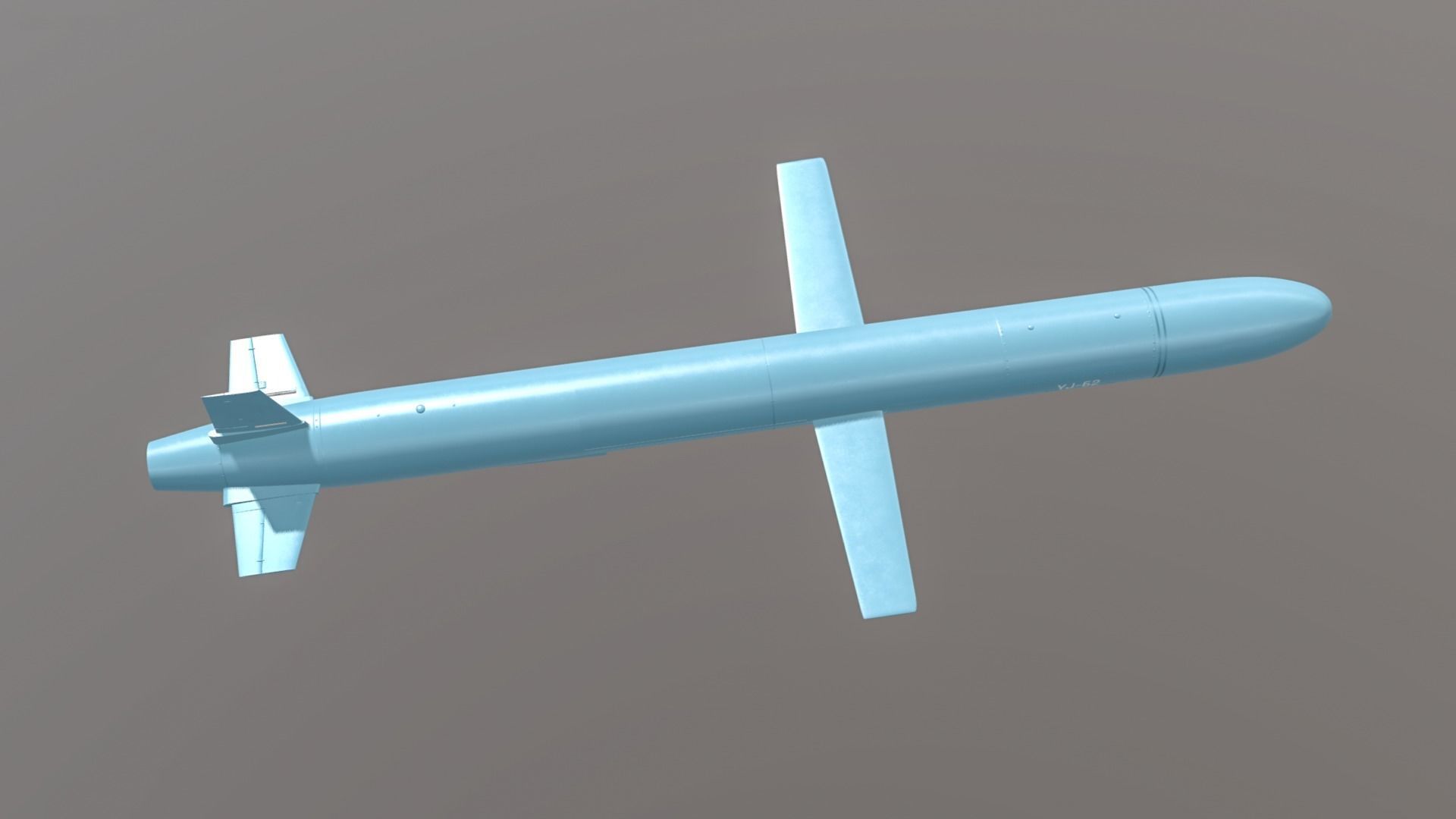 YJ-62 Chinese Anti-Ship Cruise Missile 3D model_7