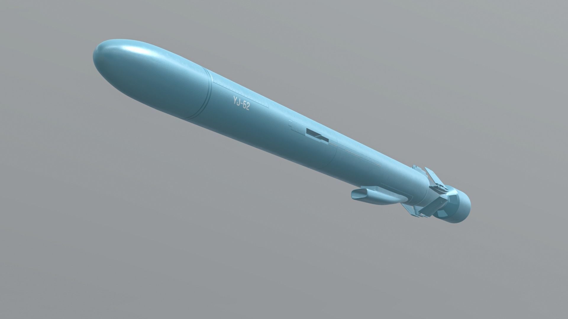 YJ-62 Chinese Anti-Ship Cruise Missile 3D model_1