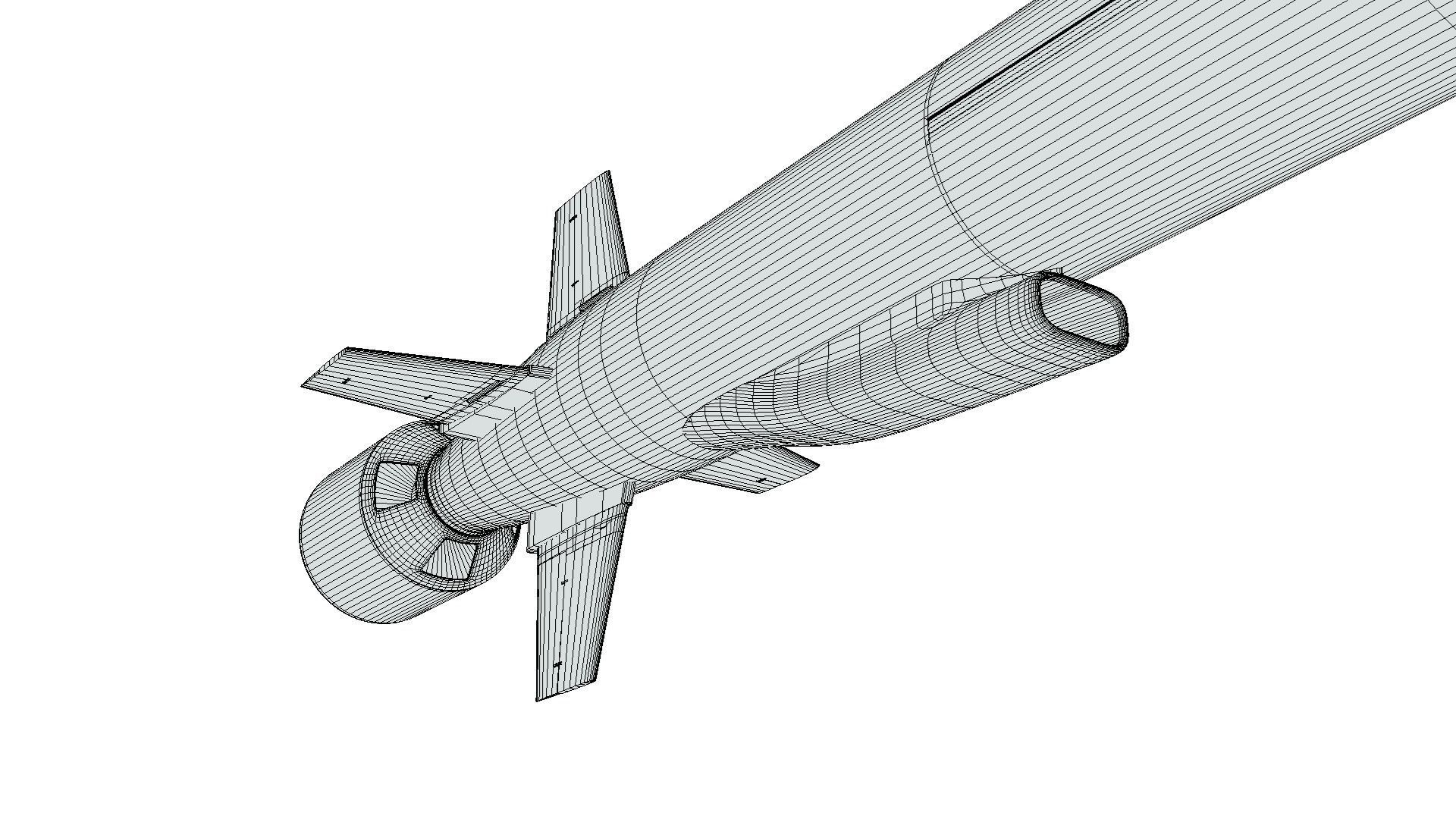 YJ-62 Chinese Anti-Ship Cruise Missile 3D model_12