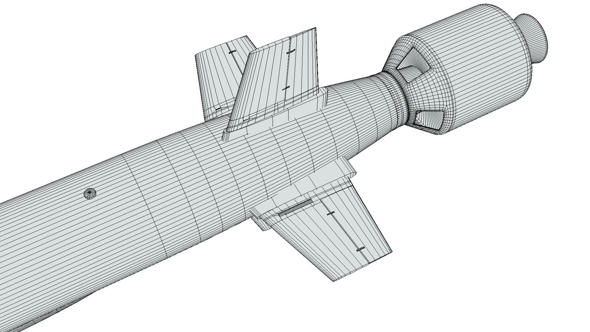YJ-62 Chinese Anti-Ship Cruise Missile 3D model_13