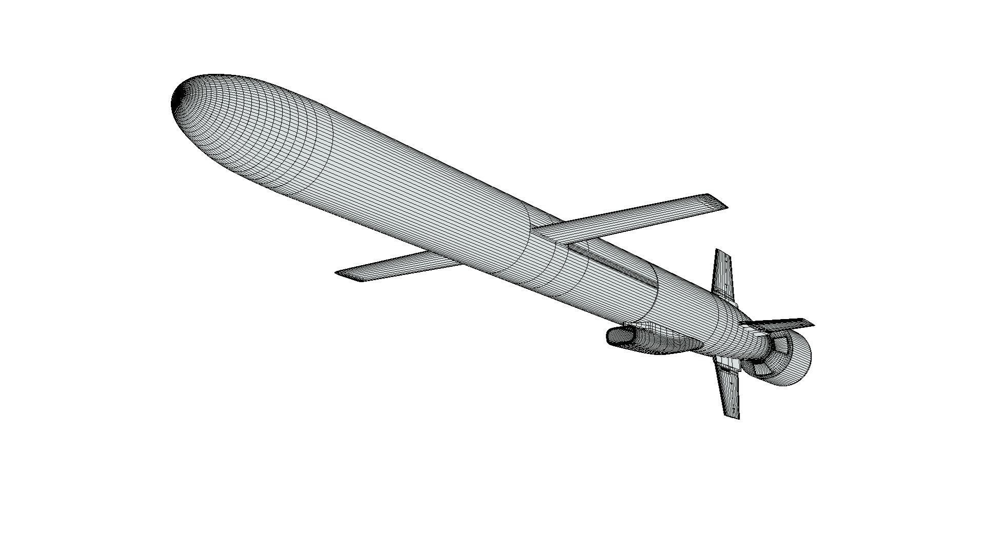 YJ-62 Chinese Anti-Ship Cruise Missile 3D model_10