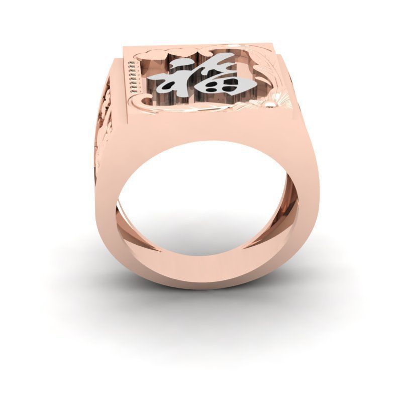 3d-model ring chinese zodiac sign 3D print model_12