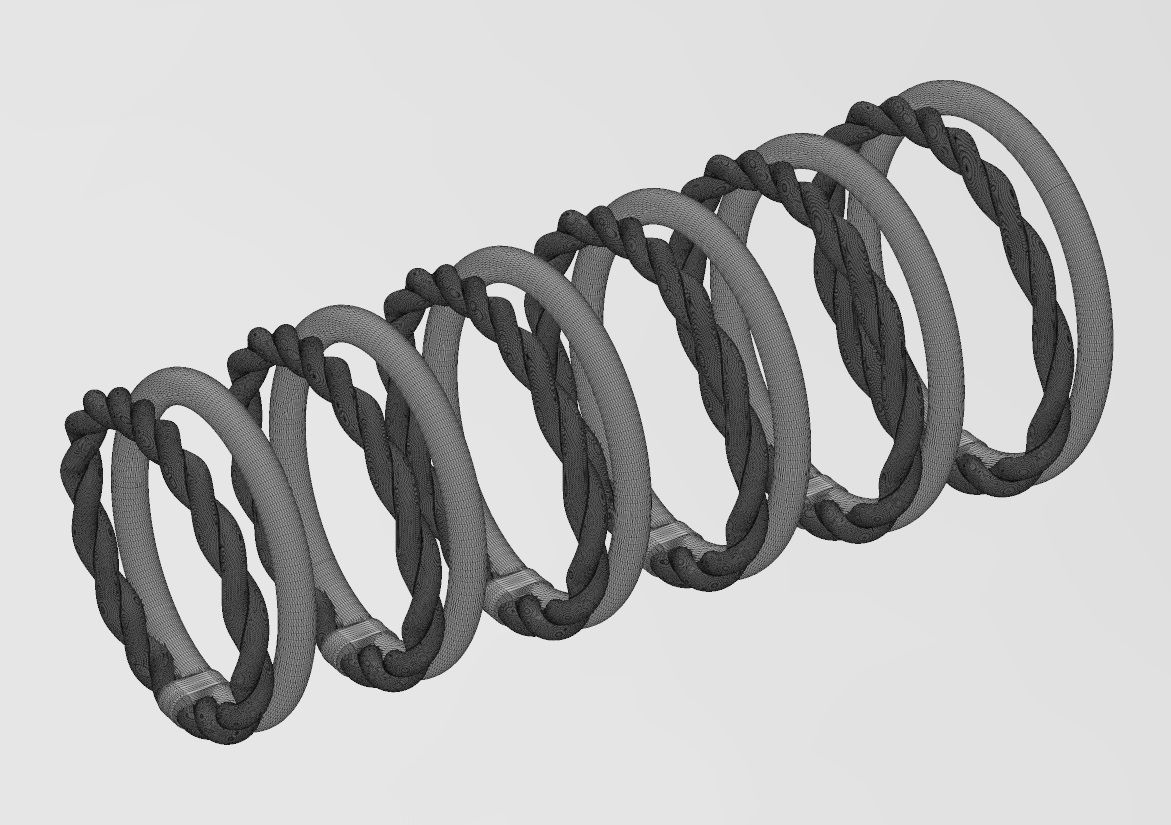 Rope and wire stacker band US sizes 5to10 3D print model_12
