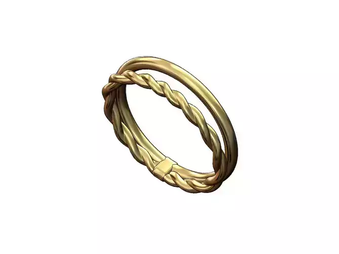 Rope and wire stacker band US sizes 5to10