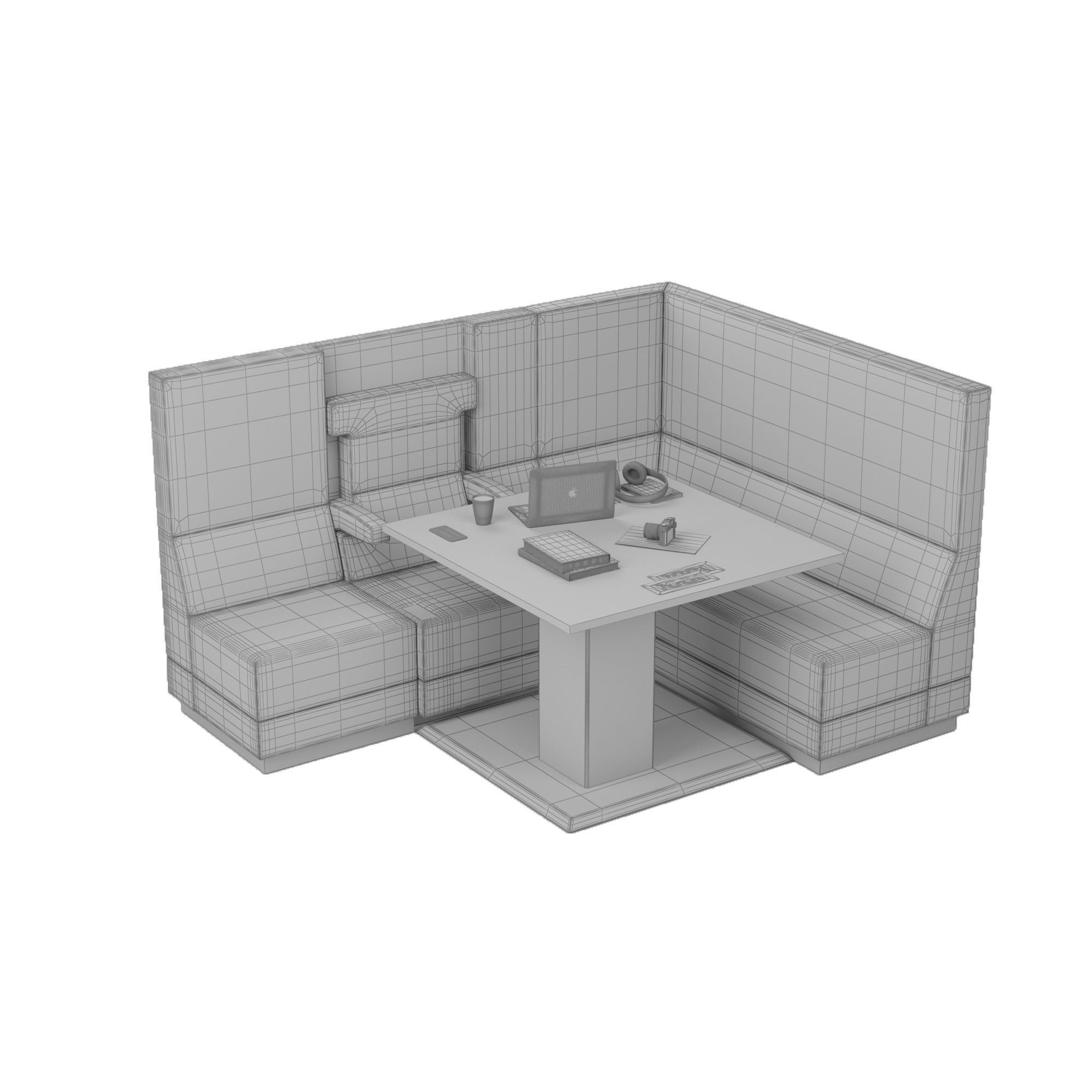 Bricks Flex Modular Seating 3D model_6