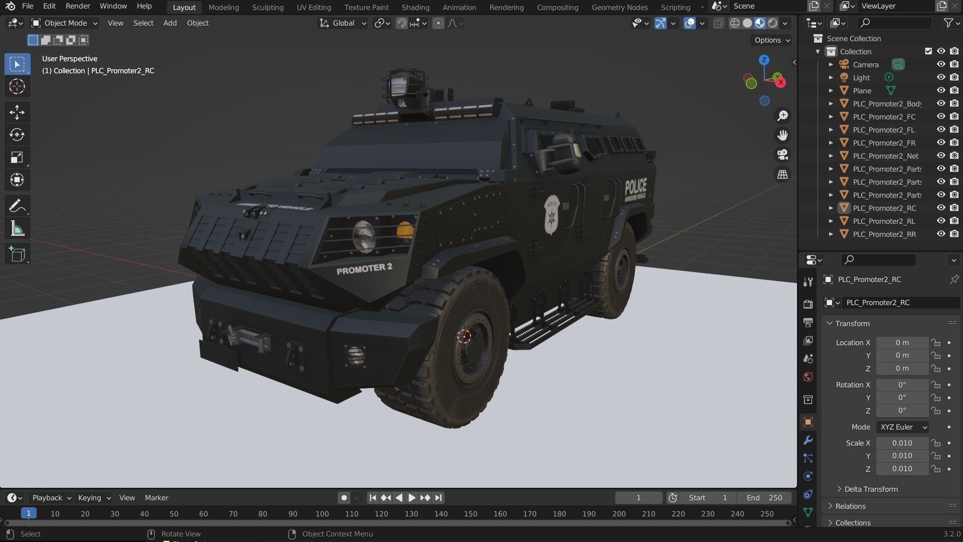 DAPC Promoter 2 Low-poly 3D model_54