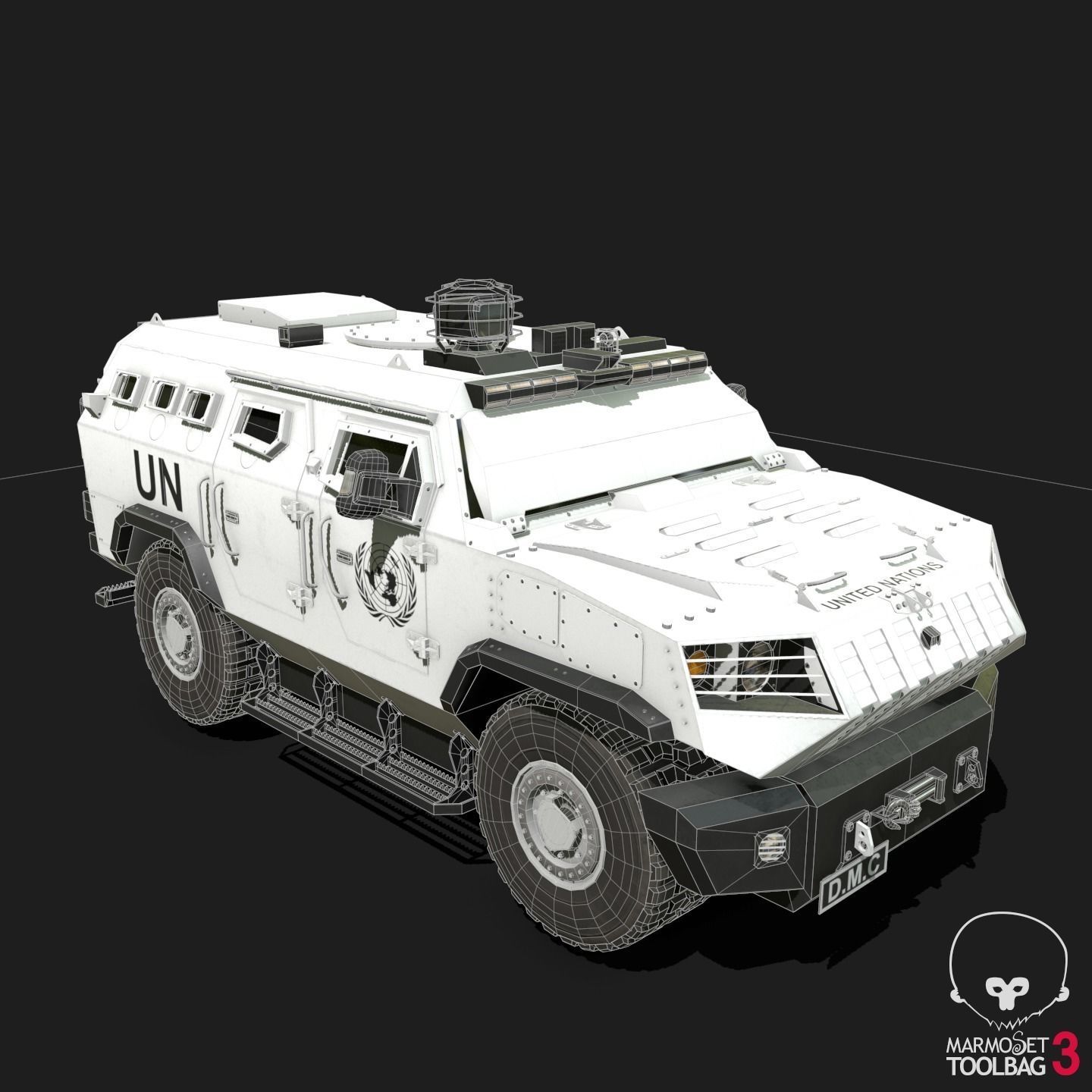 DAPC Promoter 2 Low-poly 3D model_28