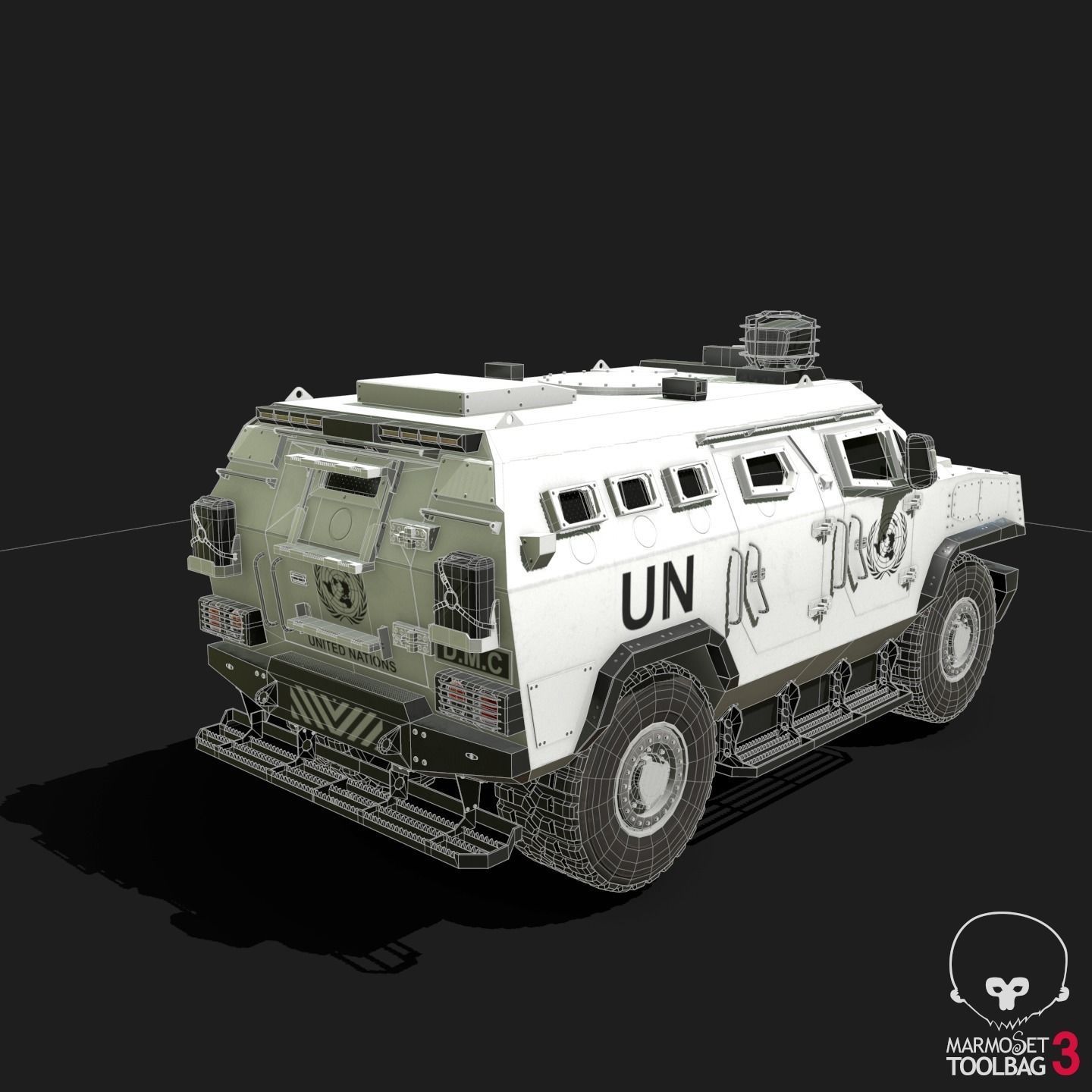 DAPC Promoter 2 Low-poly 3D model_26