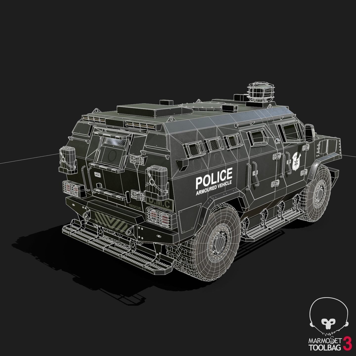 DAPC Promoter 2 Low-poly 3D model_14