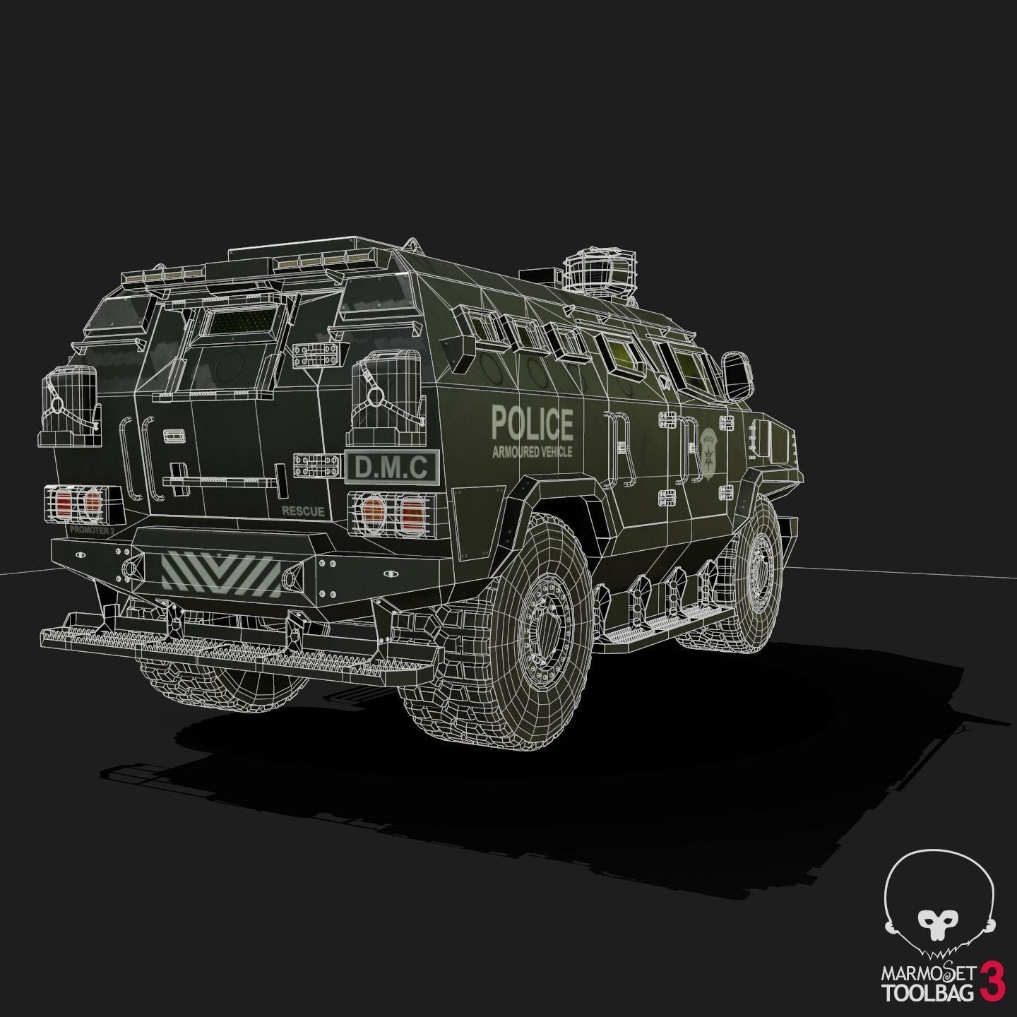 DAPC Promoter 2 Low-poly 3D model_20