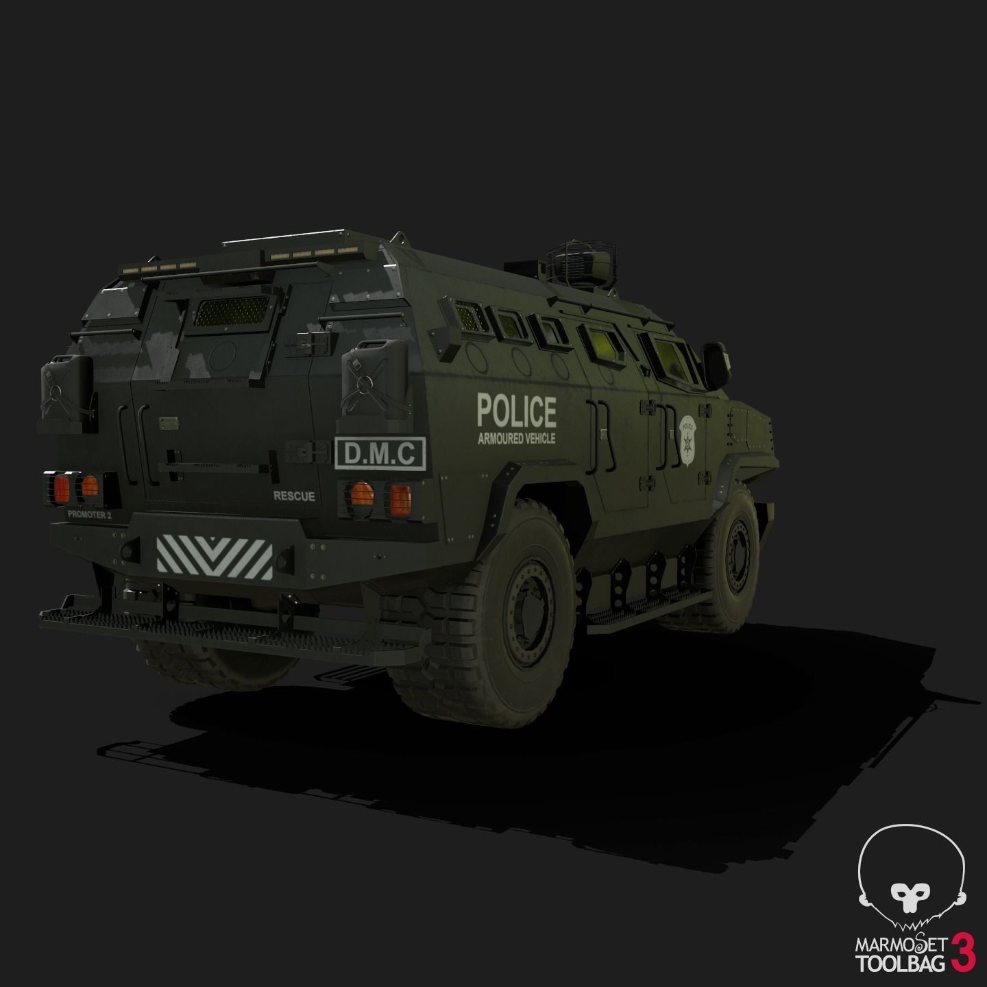 DAPC Promoter 2 Low-poly 3D model_19