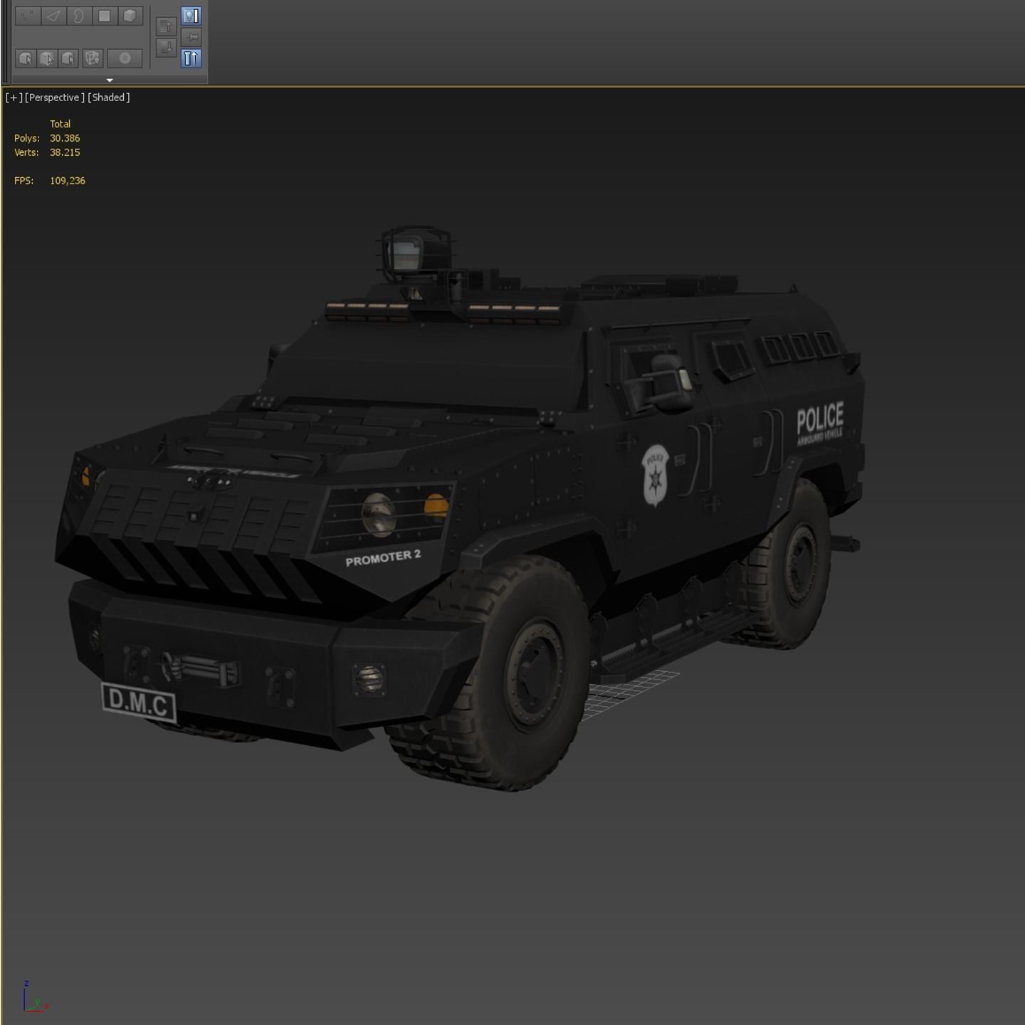 DAPC Promoter 2 Low-poly 3D model_33