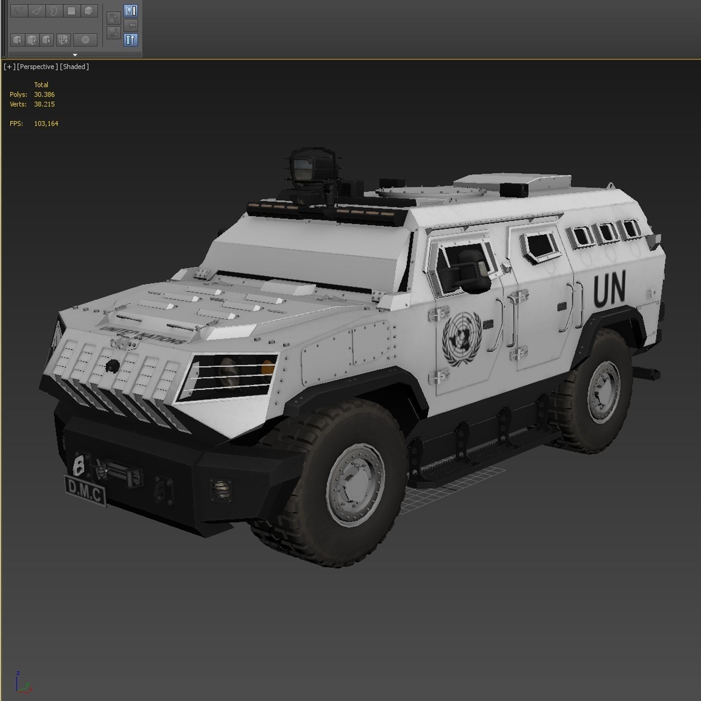 DAPC Promoter 2 Low-poly 3D model_35