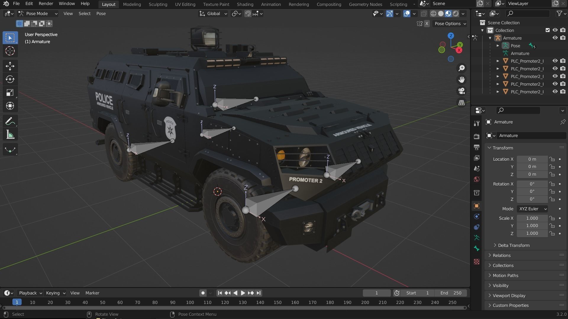 DAPC Promoter 2 Low-poly 3D model_56