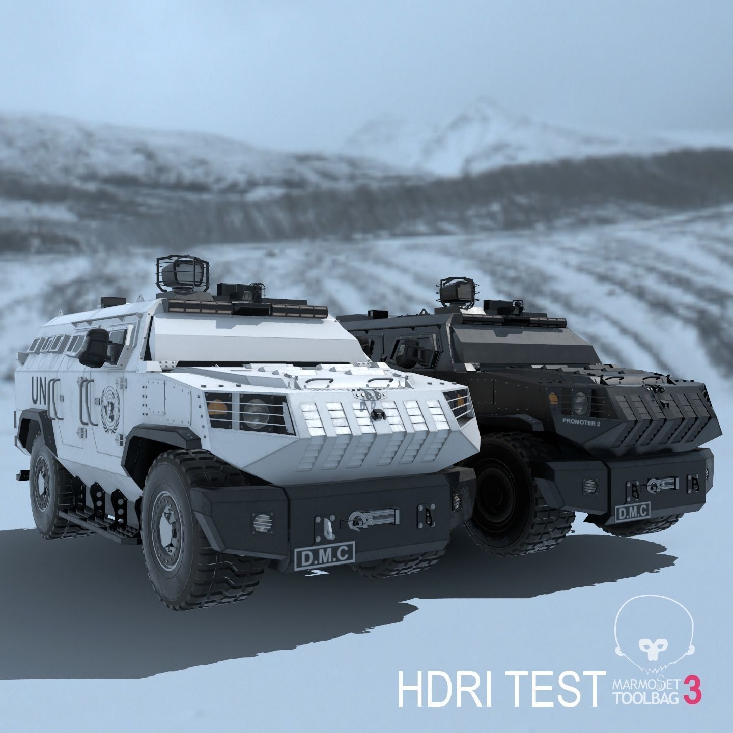 DAPC Promoter 2 Low-poly 3D model_5