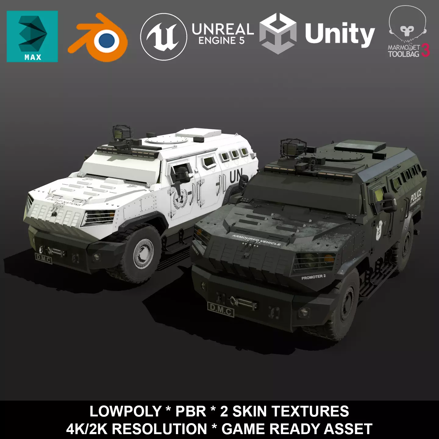 DAPC Promoter 2 Low-poly 3D model_0