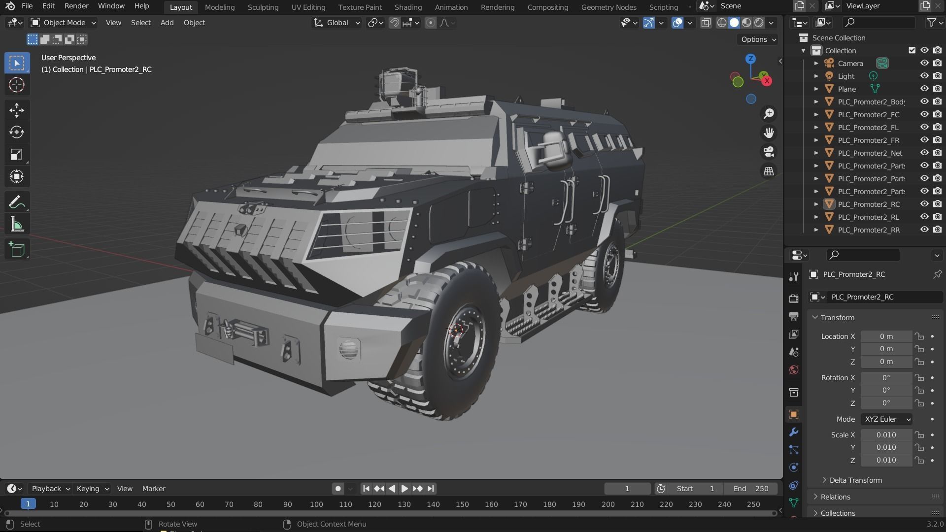 DAPC Promoter 2 Low-poly 3D model_53