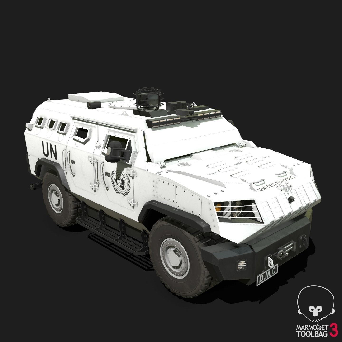 DAPC Promoter 2 Low-poly 3D model_27