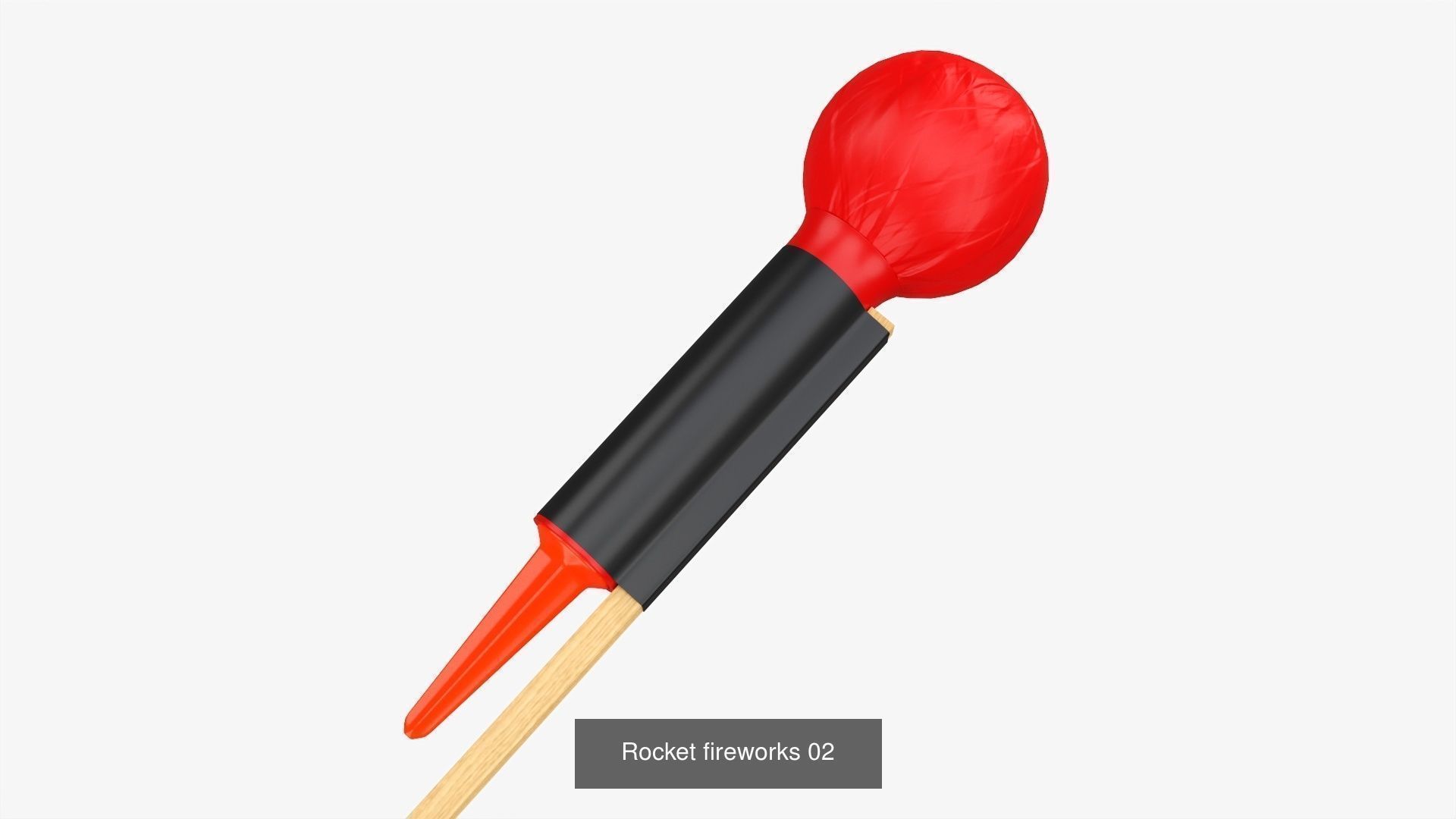 Fireworks firecrackers rockets pack 3D Model Collection_6