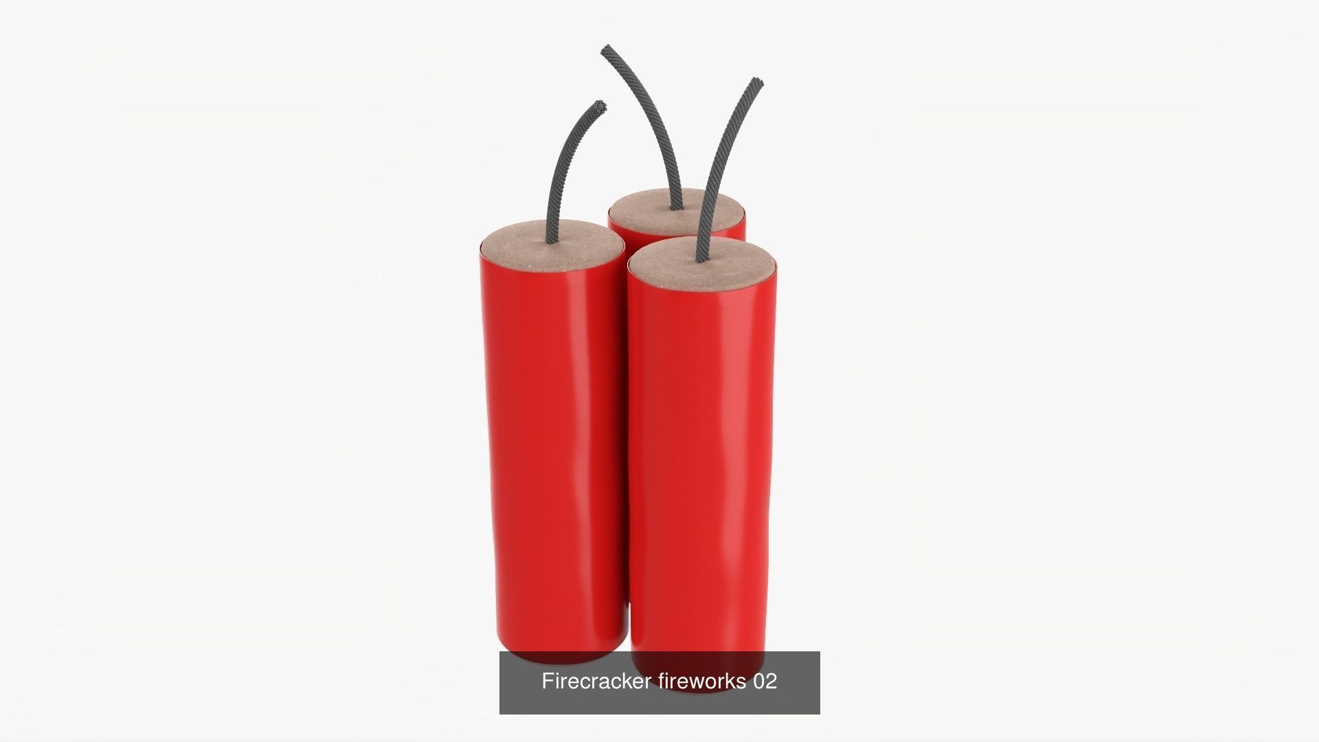 Fireworks firecrackers rockets pack 3D Model Collection_3
