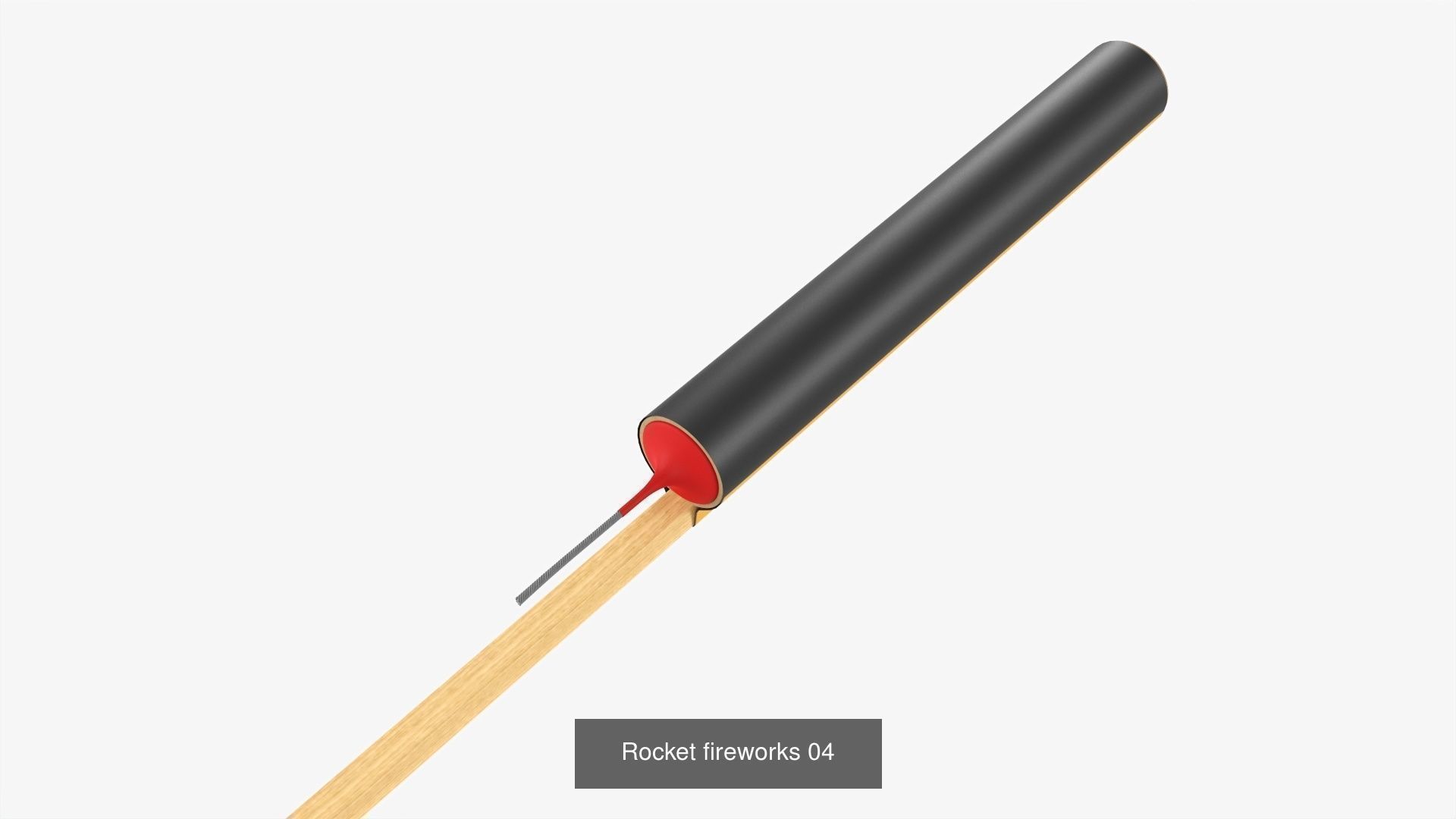 Fireworks firecrackers rockets pack 3D Model Collection_4