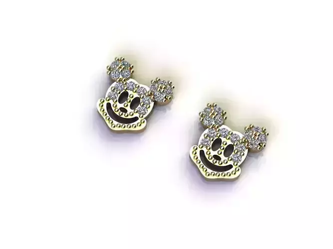 Kid Earrings 5 3dm stl file