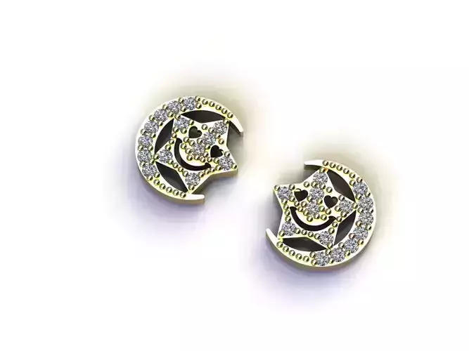 Kid Earrings 3 3dm stl  files